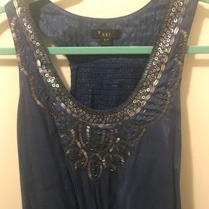 Unique cinched waist top. Size Small.